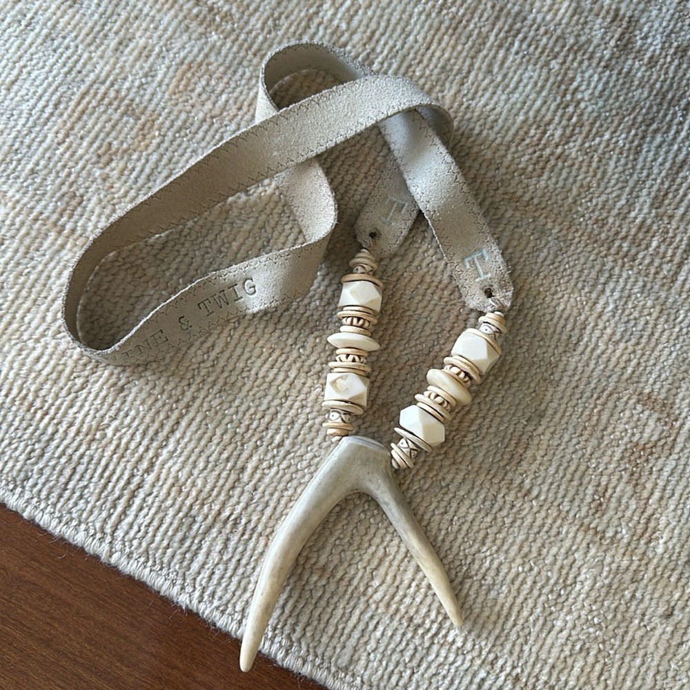 Twine & Twig Antler Necklace